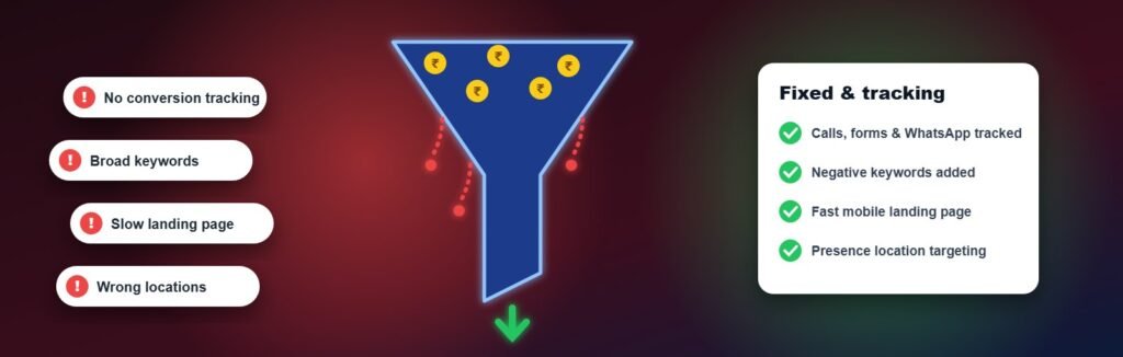 Google Ads Not Converting? 10 Mistakes That Waste Your Budget (and How to Fix Them)