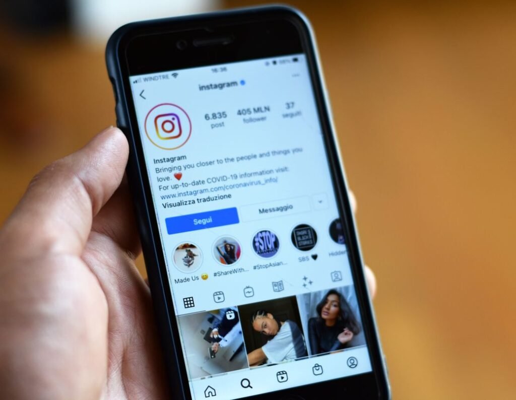 Social media marketing on Instagram