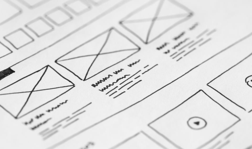 Website designing process step 3: Wireframes and Content